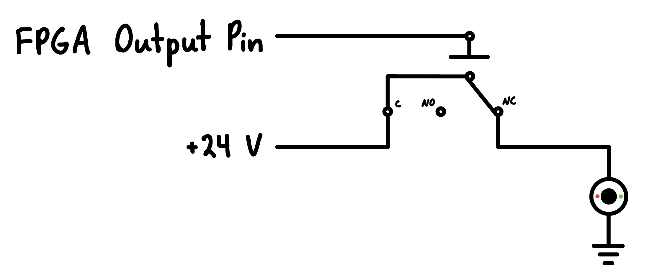 Circuit diagram for the resettable power supply